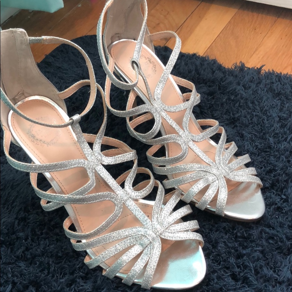 Silver heels